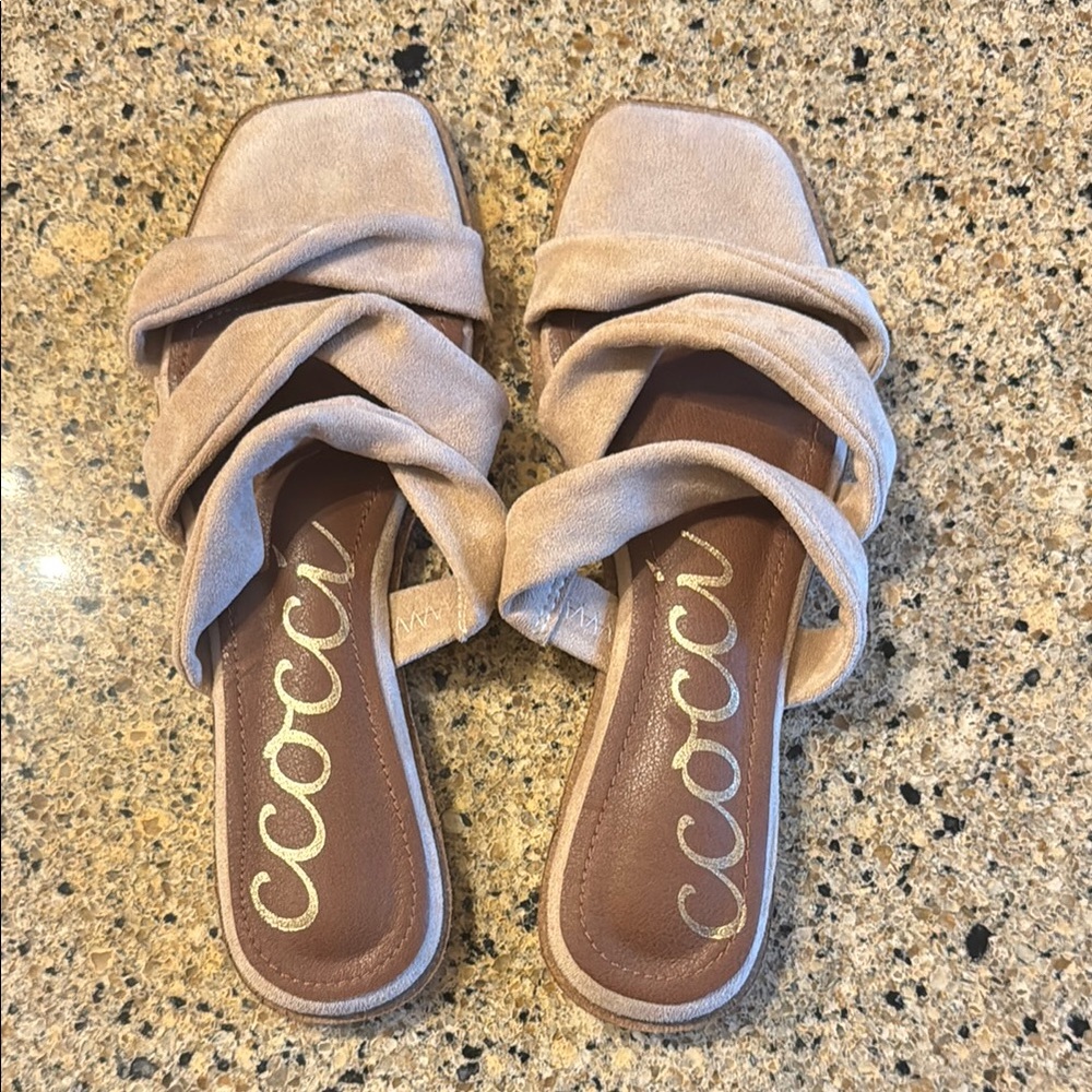Ccocci Beige Strappy Sandals size 8.5